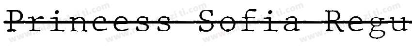 Princess Sofia Regul字体转换